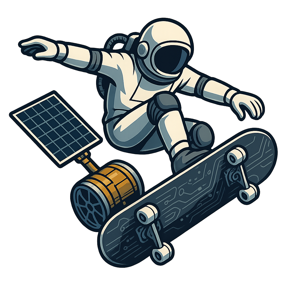 NASA - Nigel's Awesome Skateboard Academy Logo